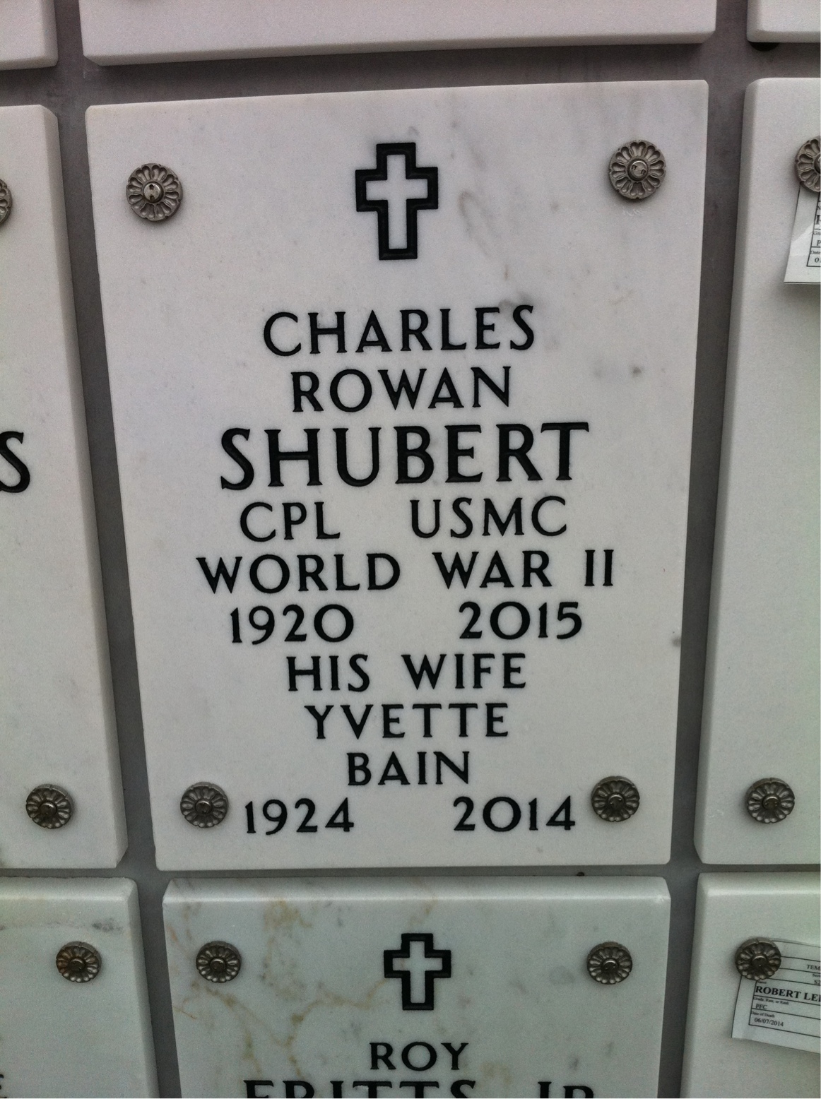 Charles R Shubert