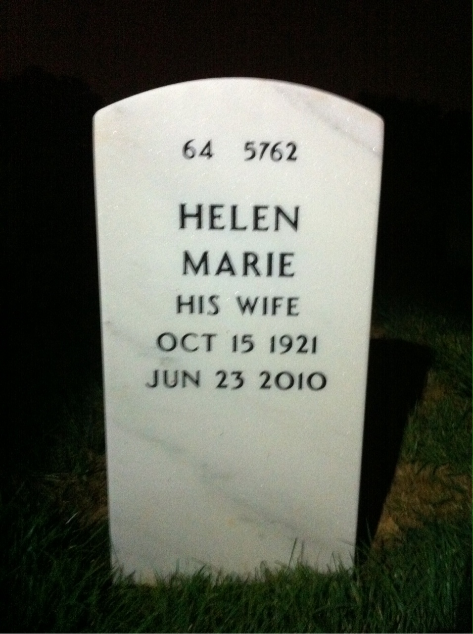 Back of headstone — Robert Sawdon