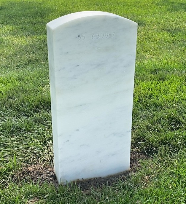 Back of headstone — Michael Glenn Rossman