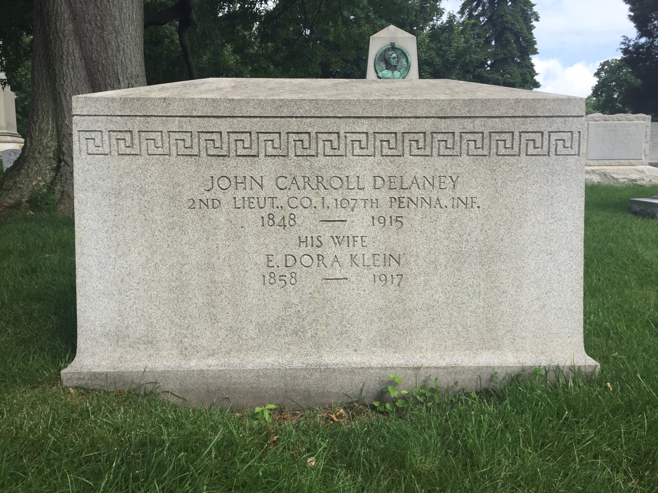 Headstone of John C. Delaney