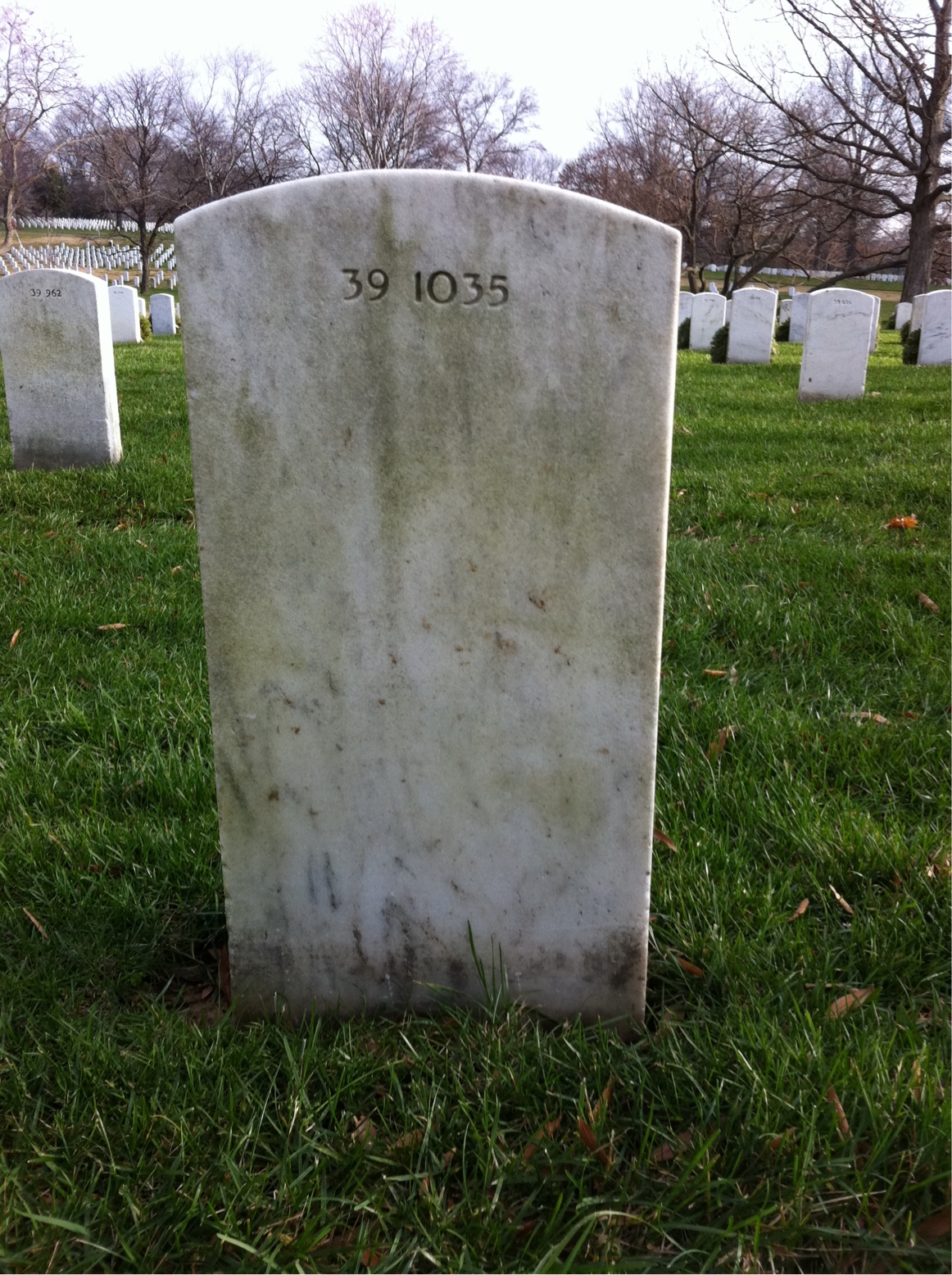 Back of headstone — Willie Morgan