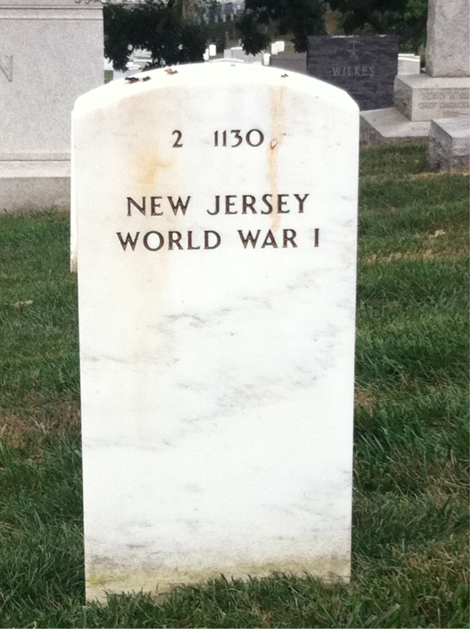Headstone of Andre W. Brewster