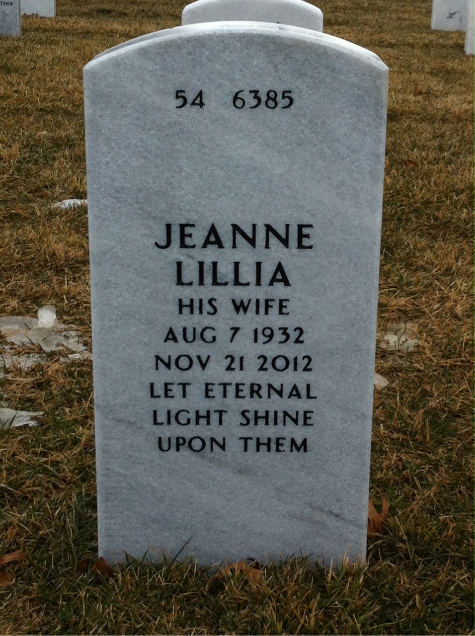 Back of headstone — Edward Hammond
