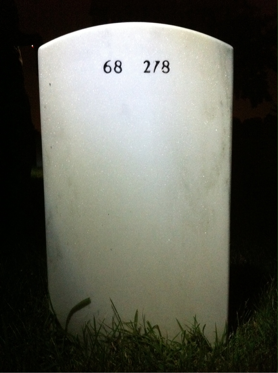 Back of headstone — Michael Palatas