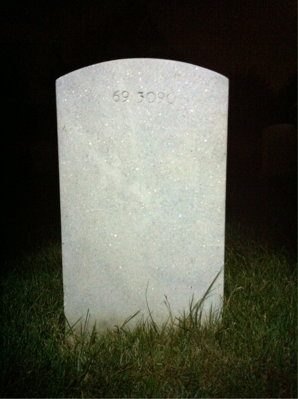 Back of headstone — Pedro Ayson