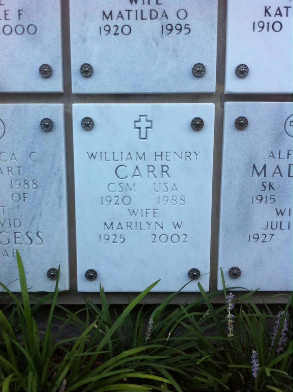 William H Carr