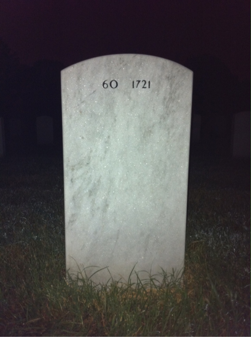 Back of headstone — Christine Mccallum