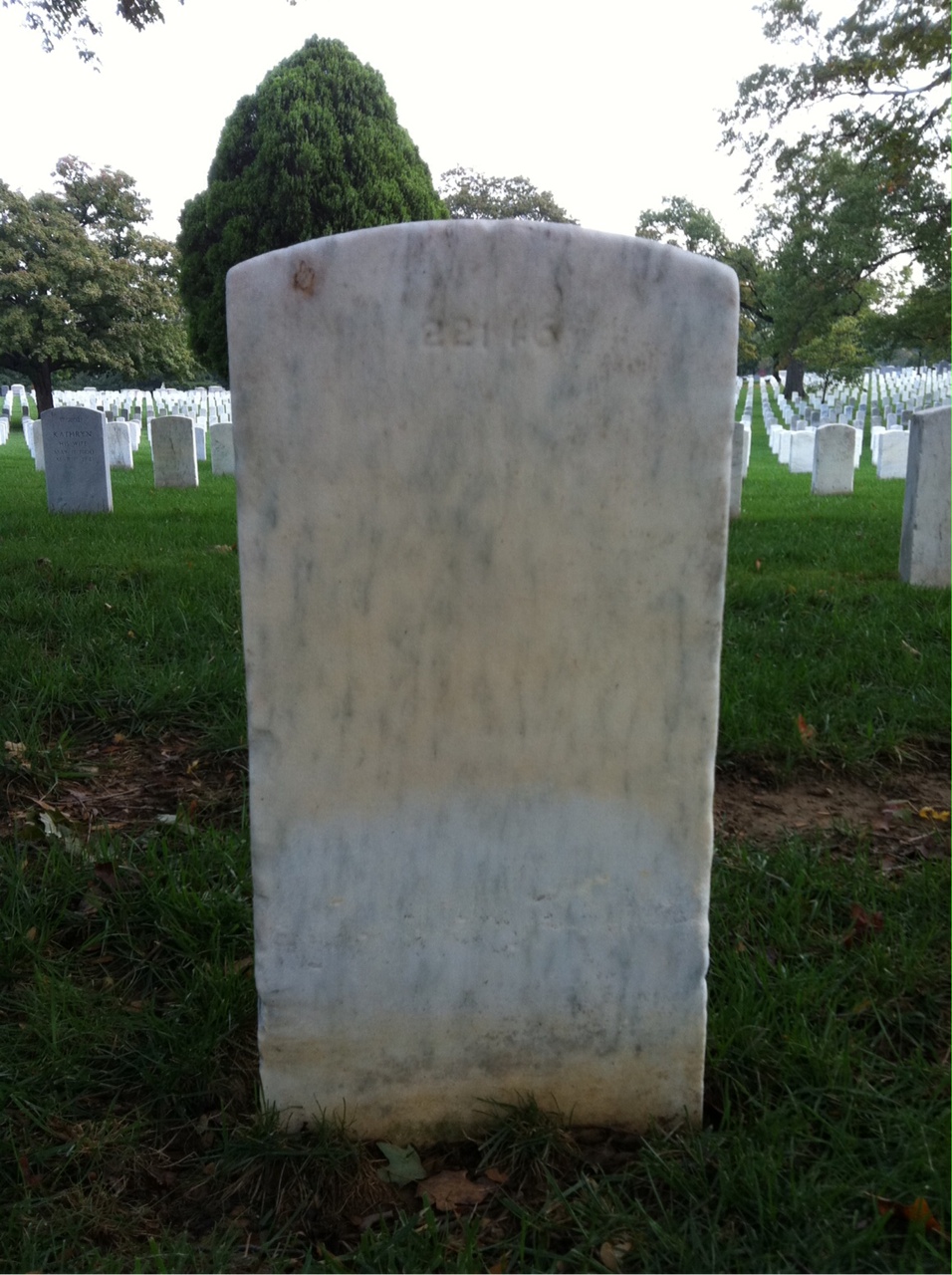 Back of headstone — John Murphy