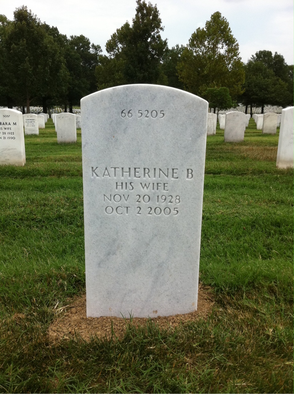 Back of headstone — Marlyon Mcnabb