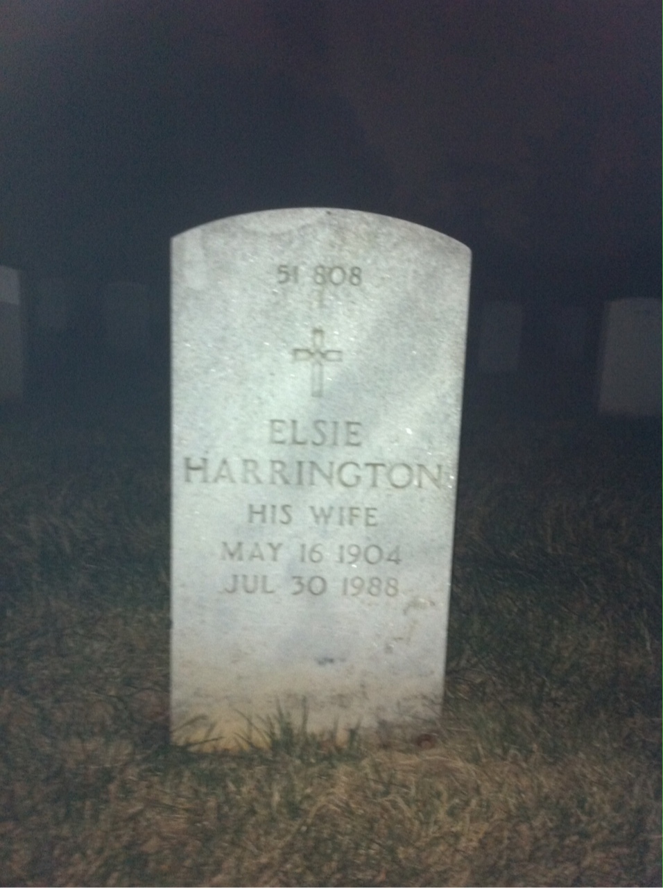 Back of headstone — Robert Miller