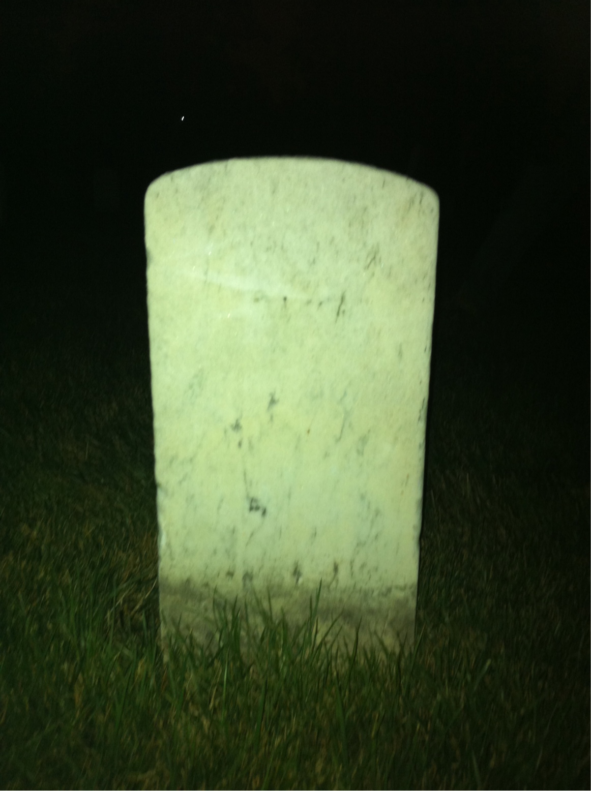 Back of headstone — Martin Mcnamara