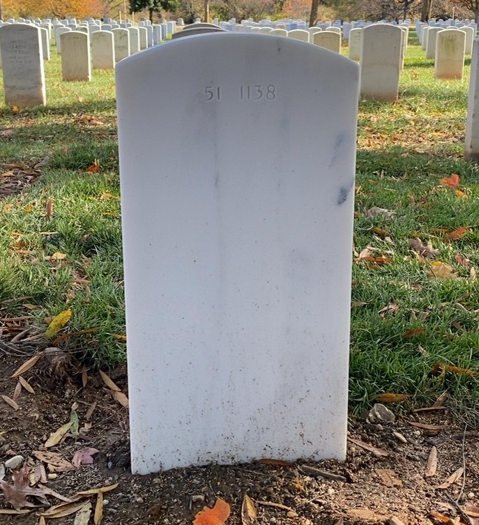 Back of headstone — Joseph Ephraim Lechuga
