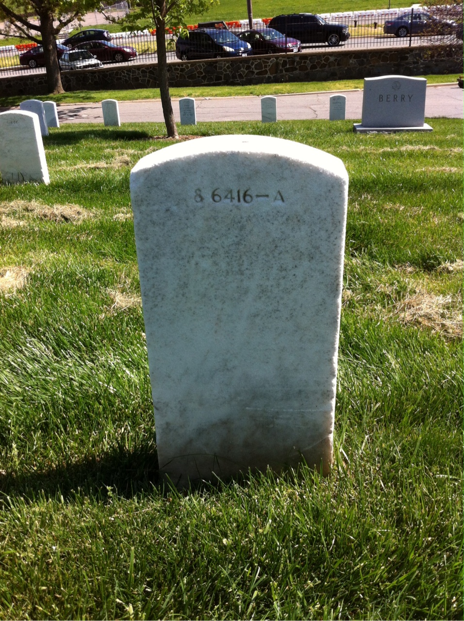 Back of headstone — William Benefield