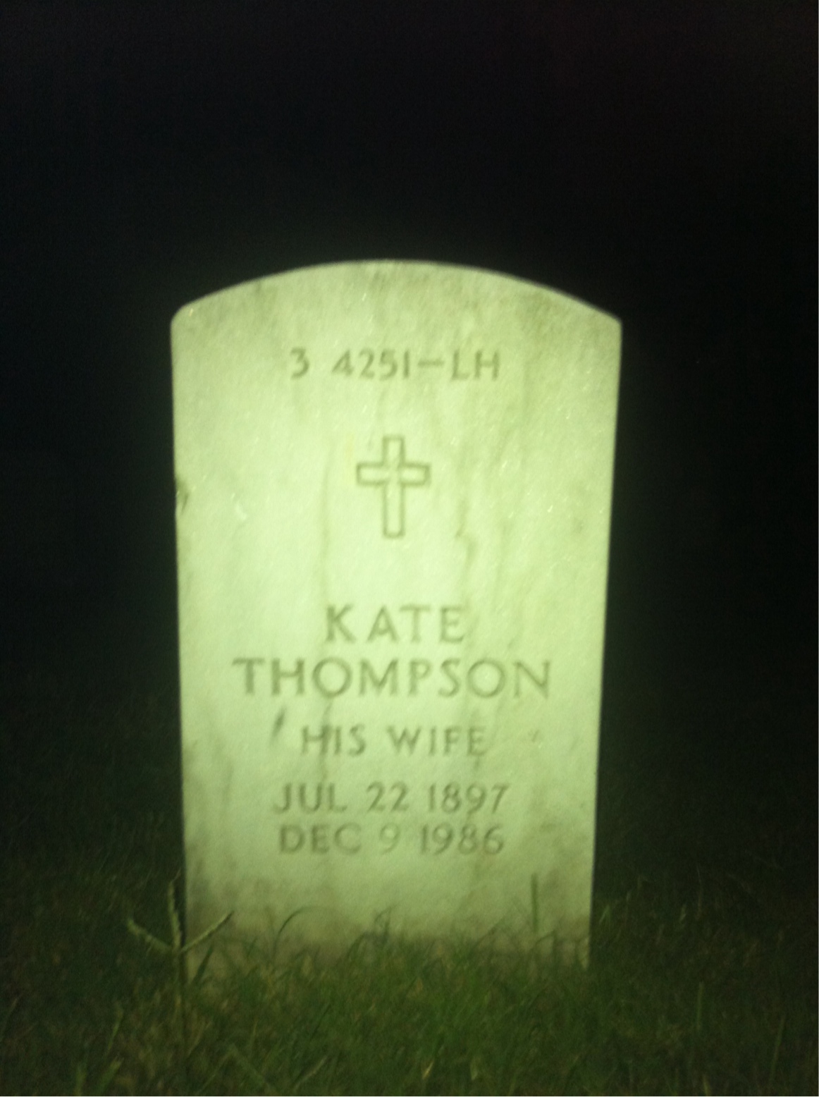 Back of headstone — Wilmer S Phillips