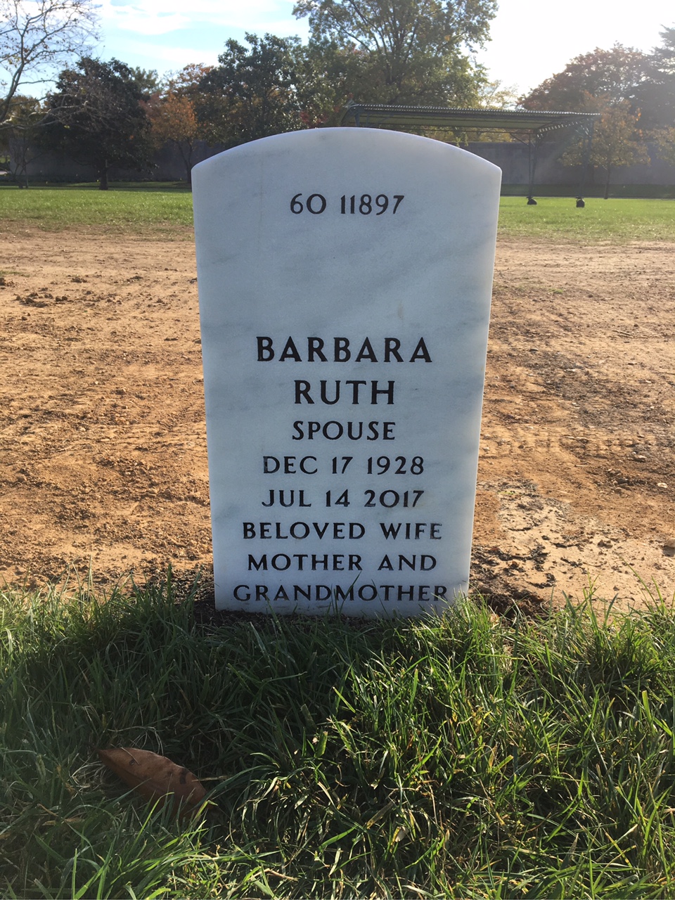 Back of headstone — William Mullen