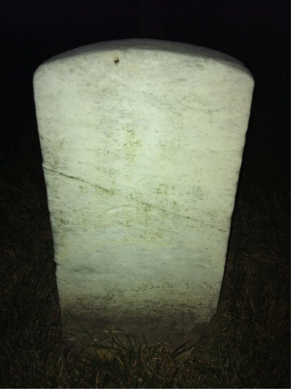 Back of headstone — Donald Mcintyre