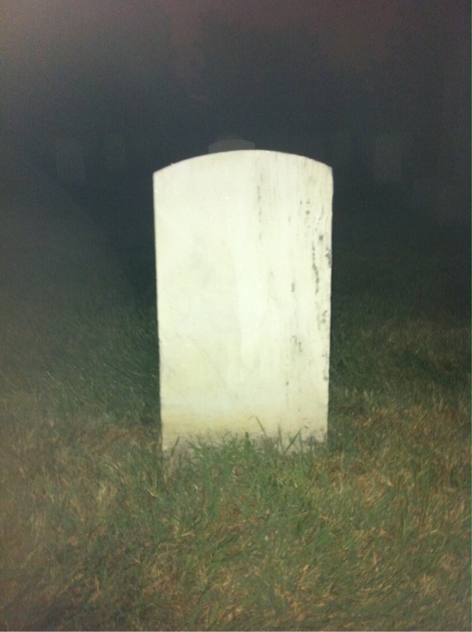 Back of headstone — Charles Armstead