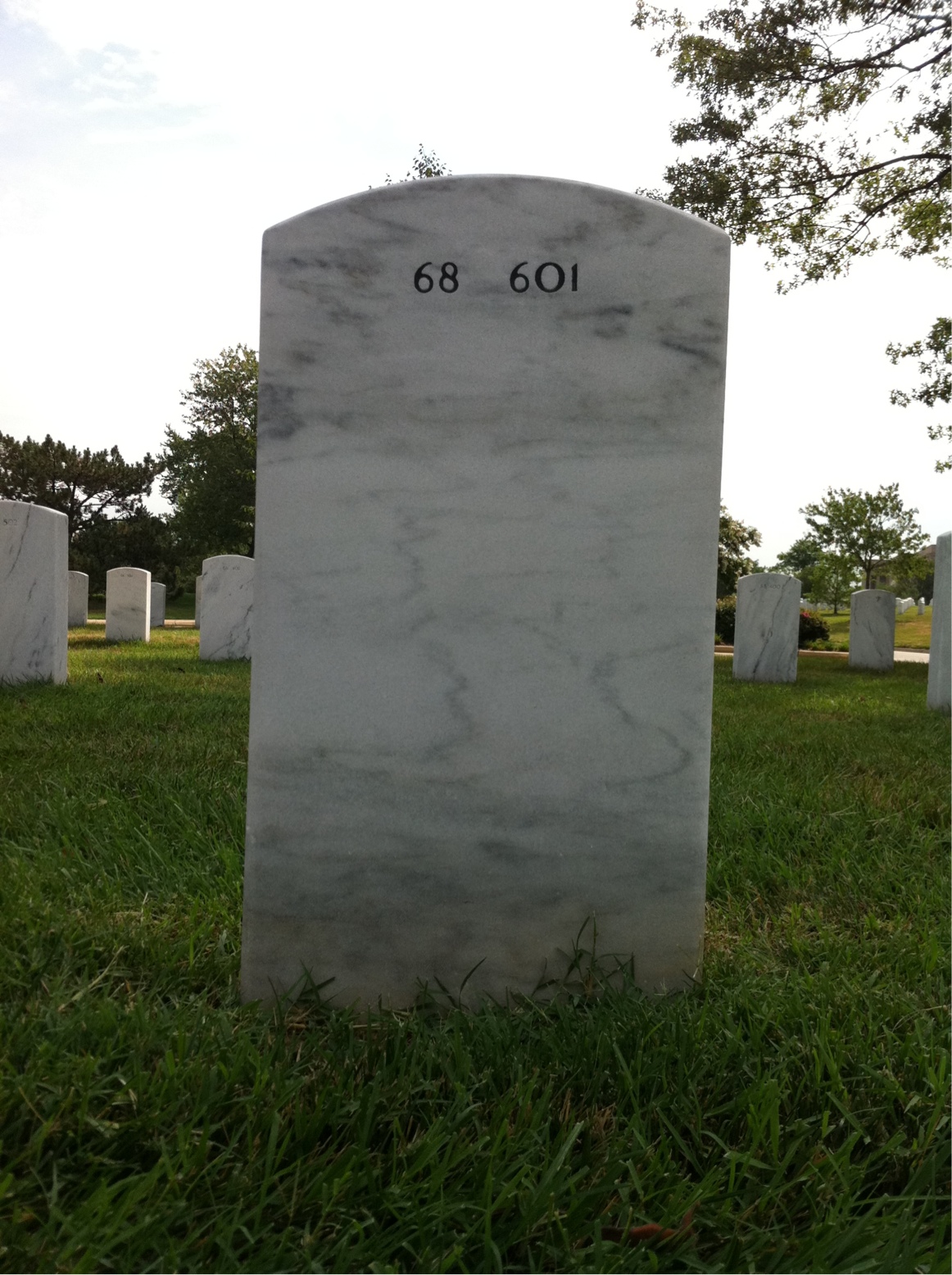 Back of headstone — Eugene Mundy