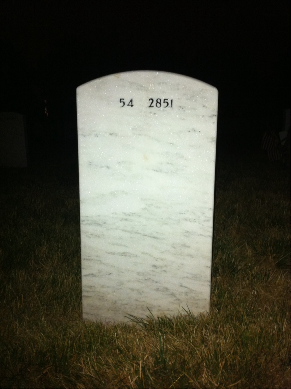 Back of headstone — Robert Baird
