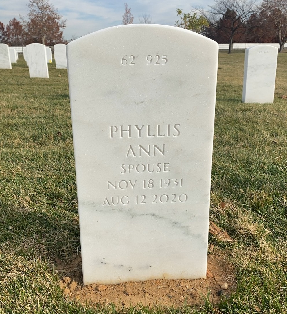 Back of headstone — James Conrey