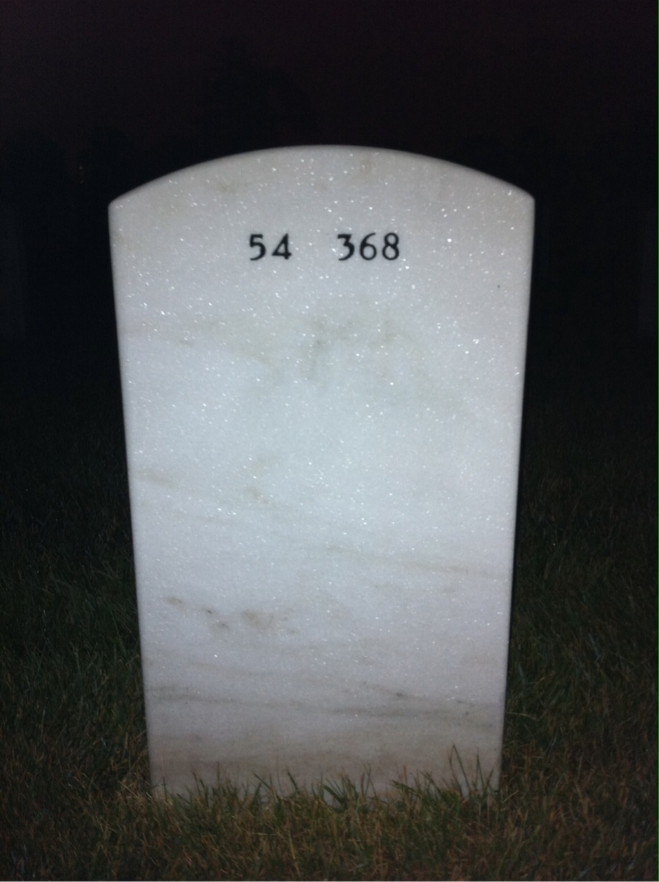 Back of headstone — Bertram Goodwin