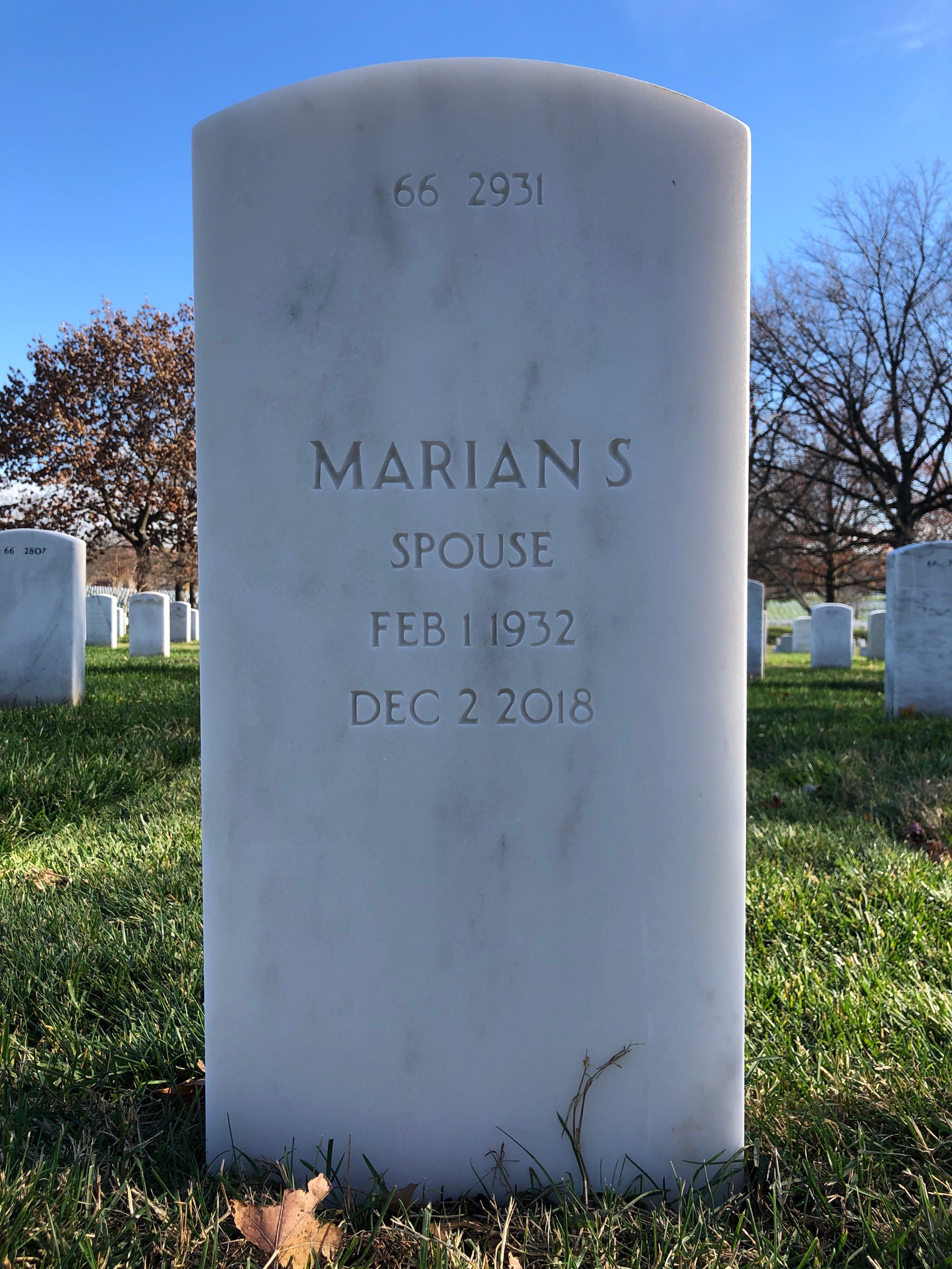 Back of headstone — Leon Blum