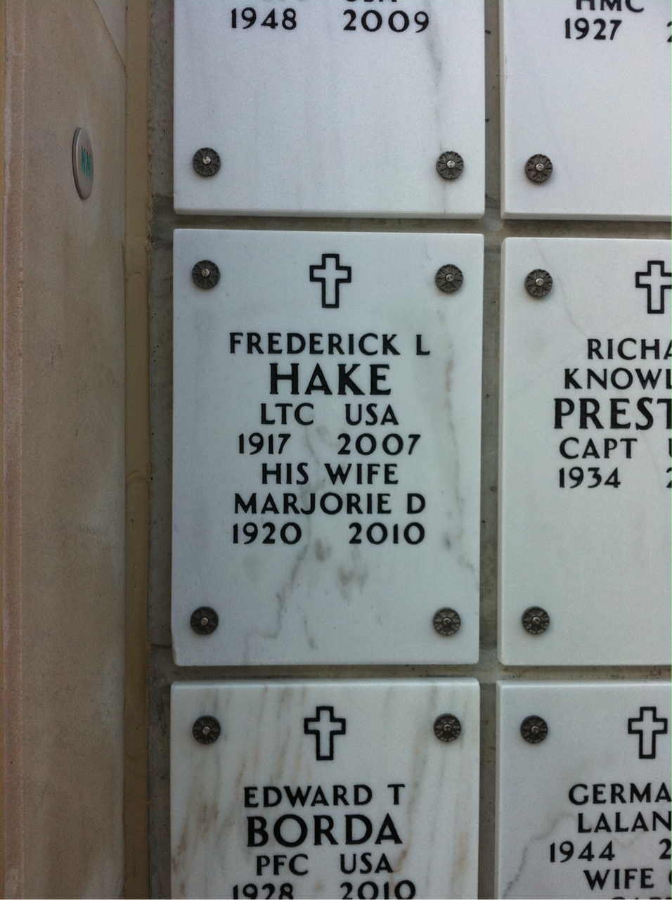 Frederick L Hake