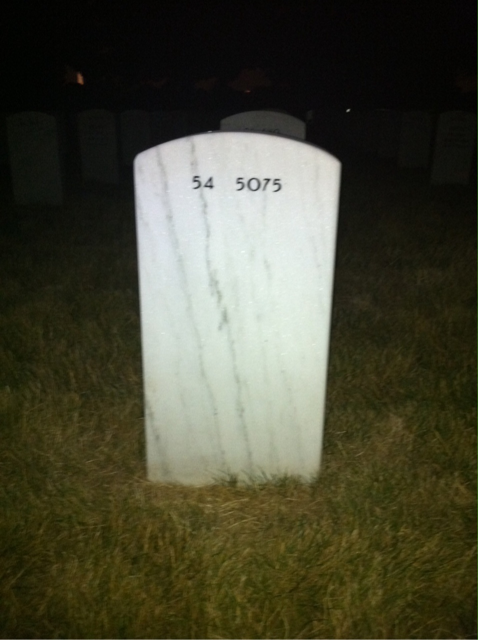 Back of headstone — Peter Butler