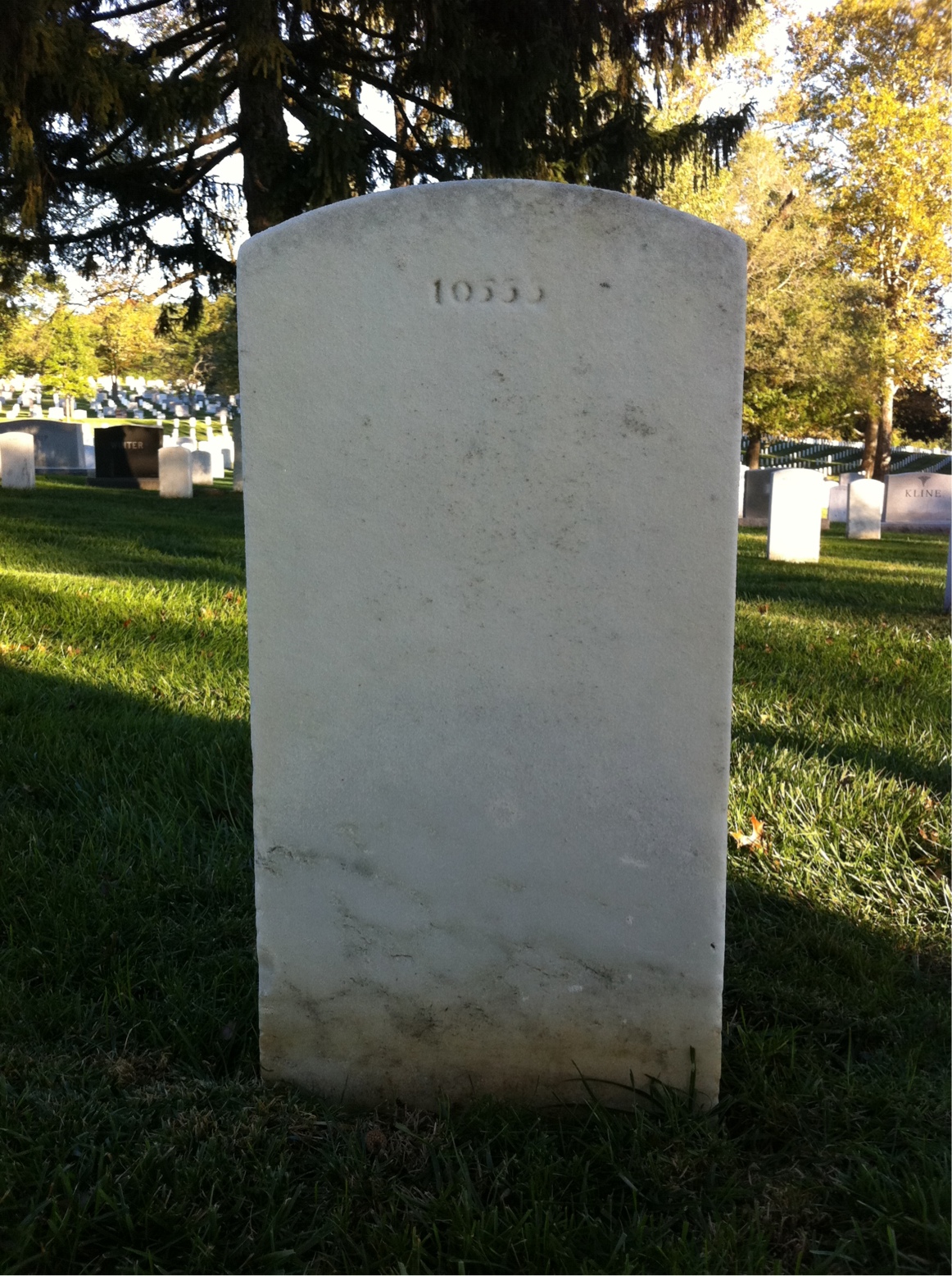 Back of headstone — Cleveland Bandholtz