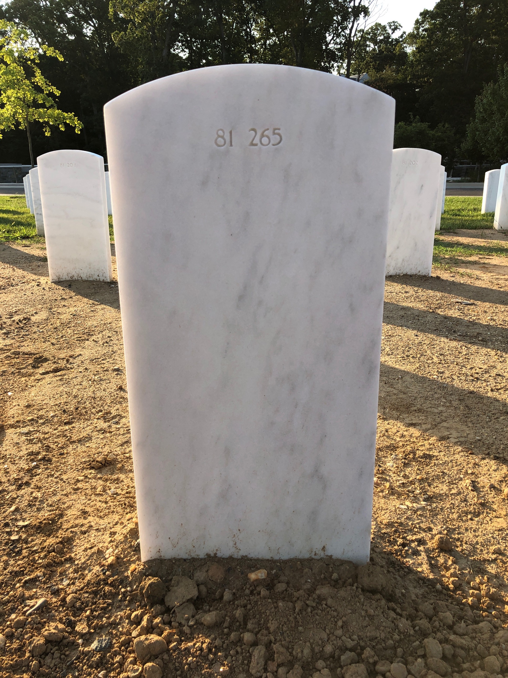 Back of headstone — Shelvin Delarence Longmire