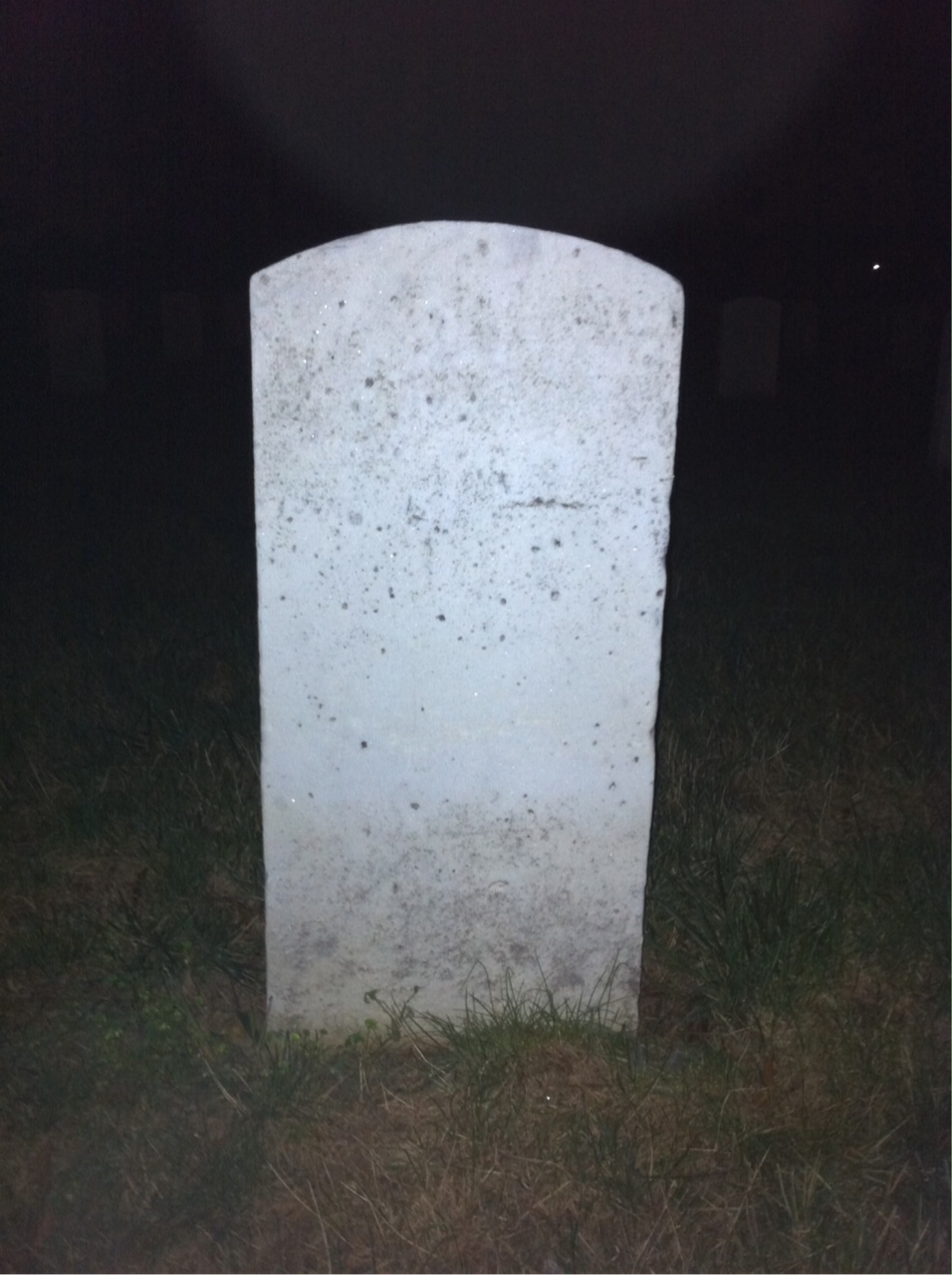 Back of headstone — Stanley Biehl