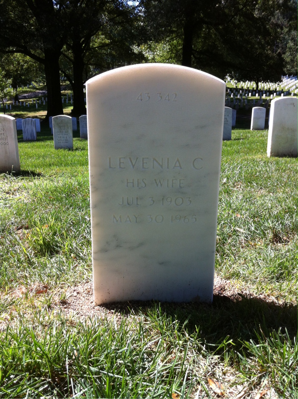 Back of headstone — Daniel Begley