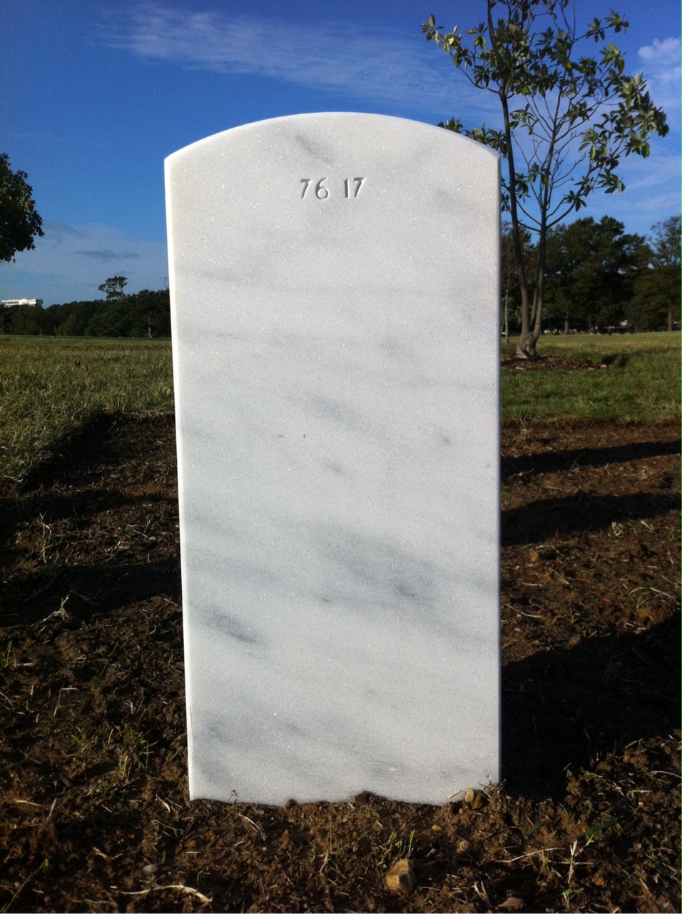 Back of headstone — Timothy P Ryan