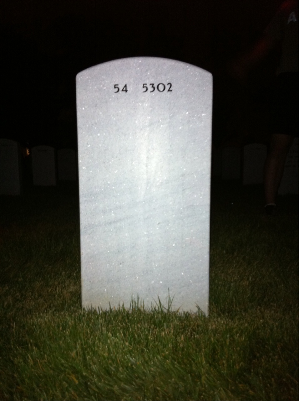 Back of headstone — Fisher Ames