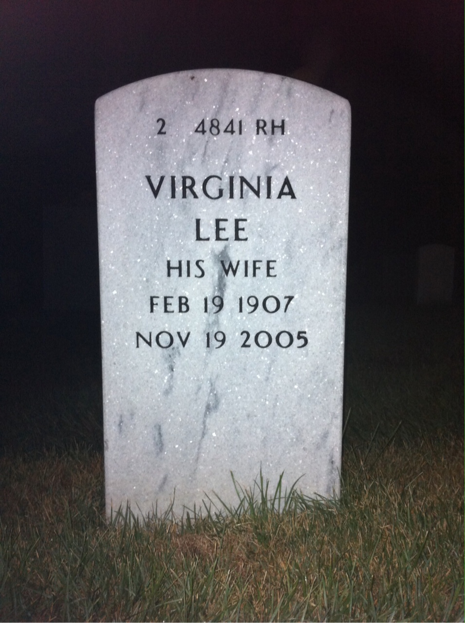 Back of headstone — Nicholas Clinch