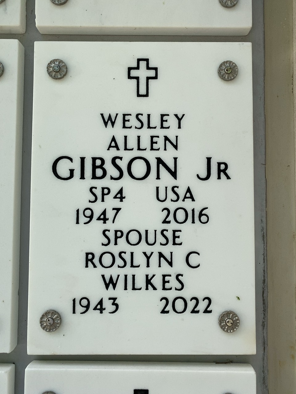Wesley A Gibson