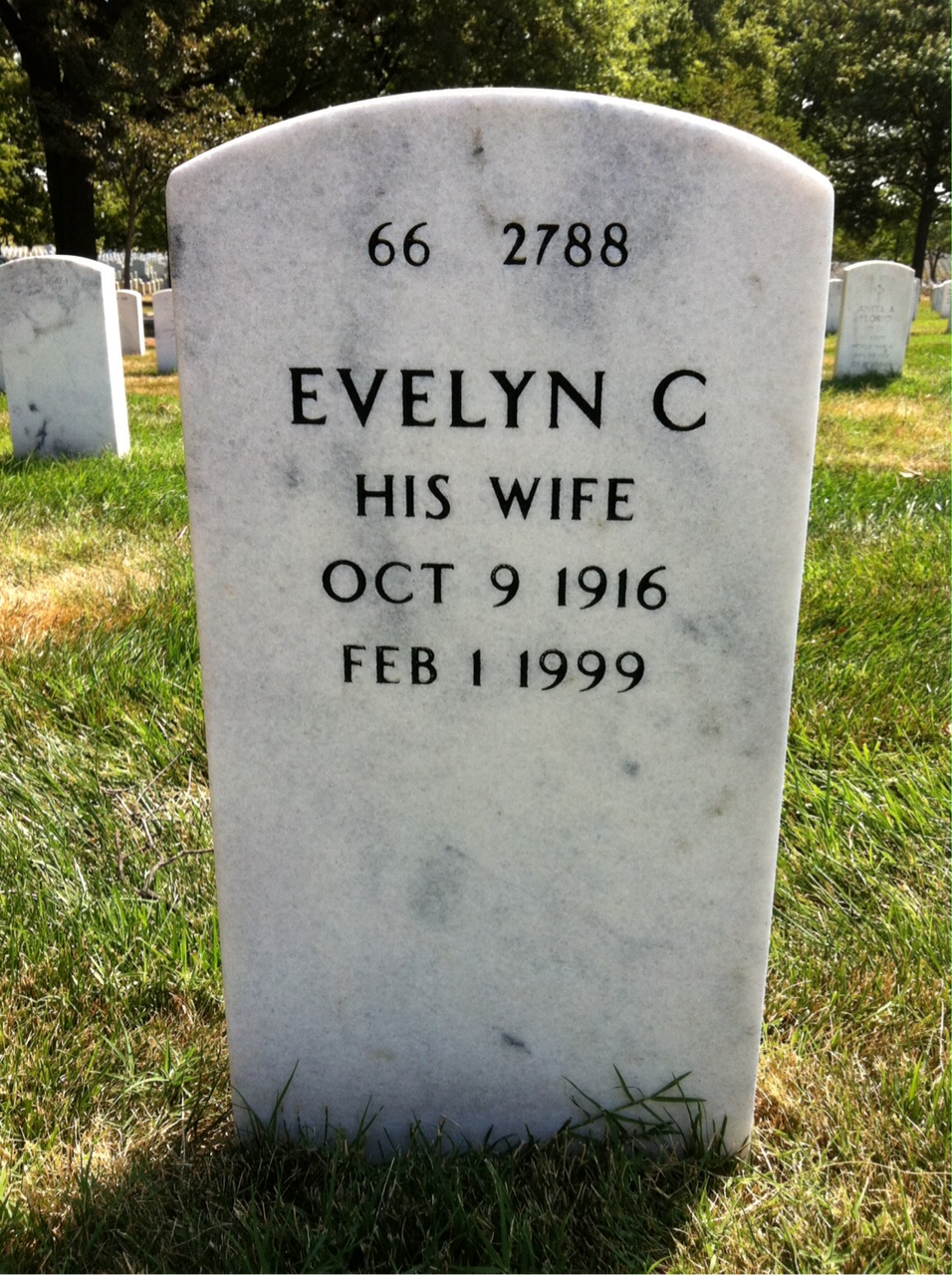 Back of headstone — Paul Moats