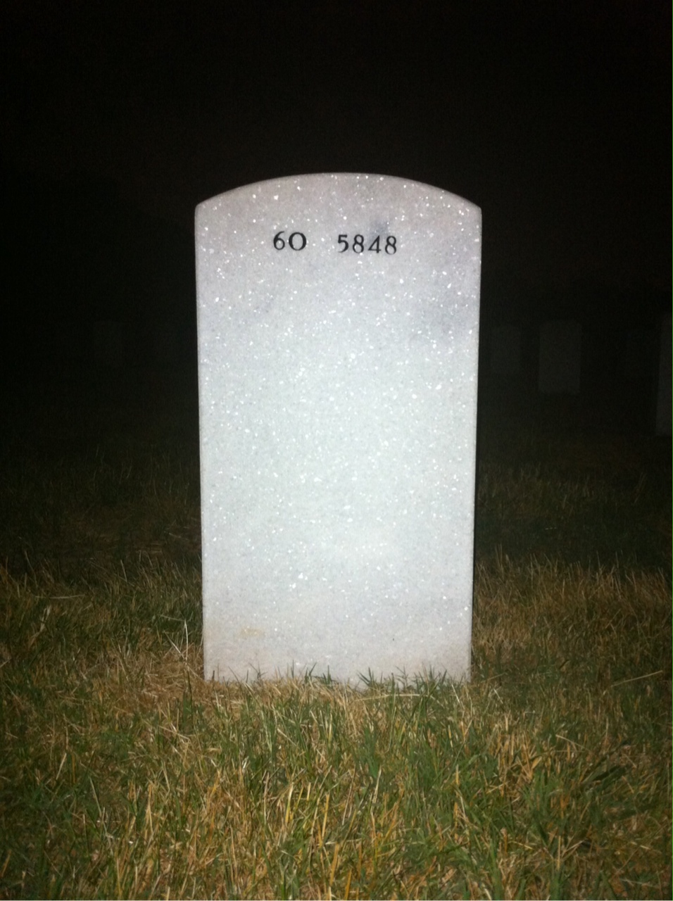 Back of headstone — Donald Bowman