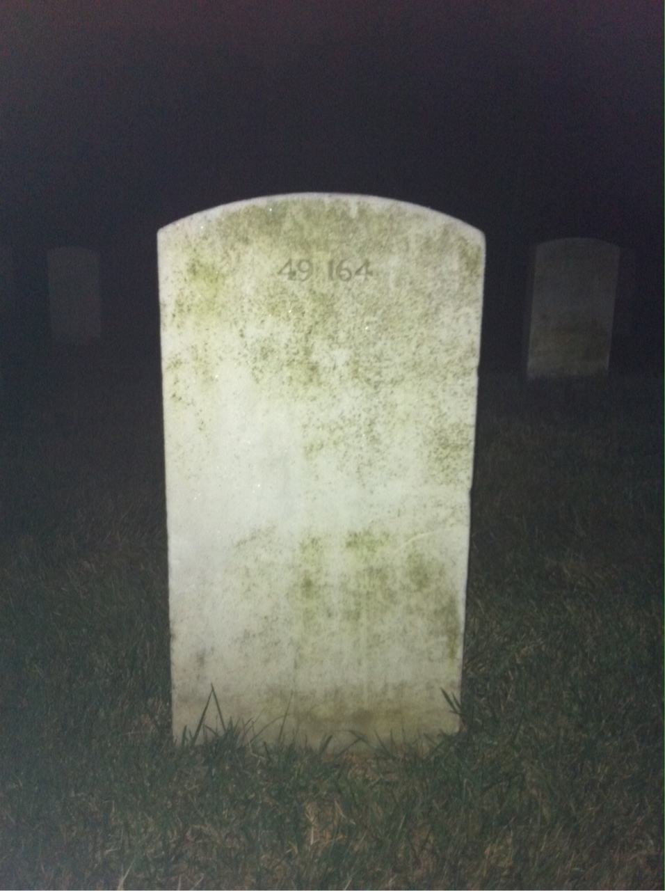Back of headstone — Harold Murray