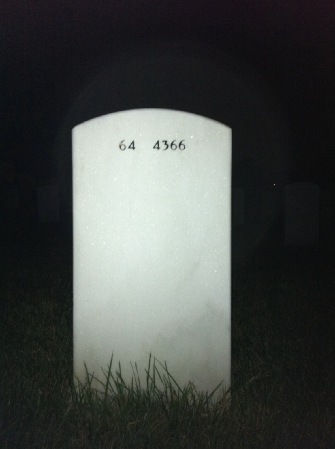 Back of headstone — Robert Laczi