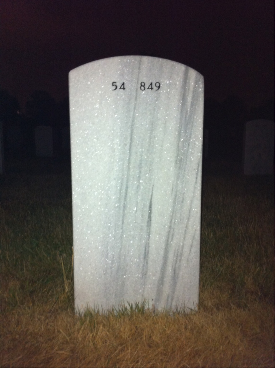 Back of headstone — Frank Gerlach