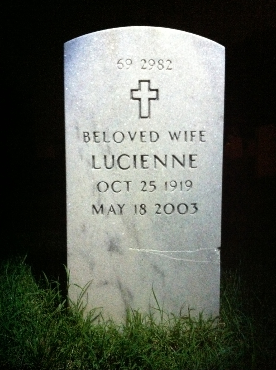 Back of headstone — Archag Kumjian