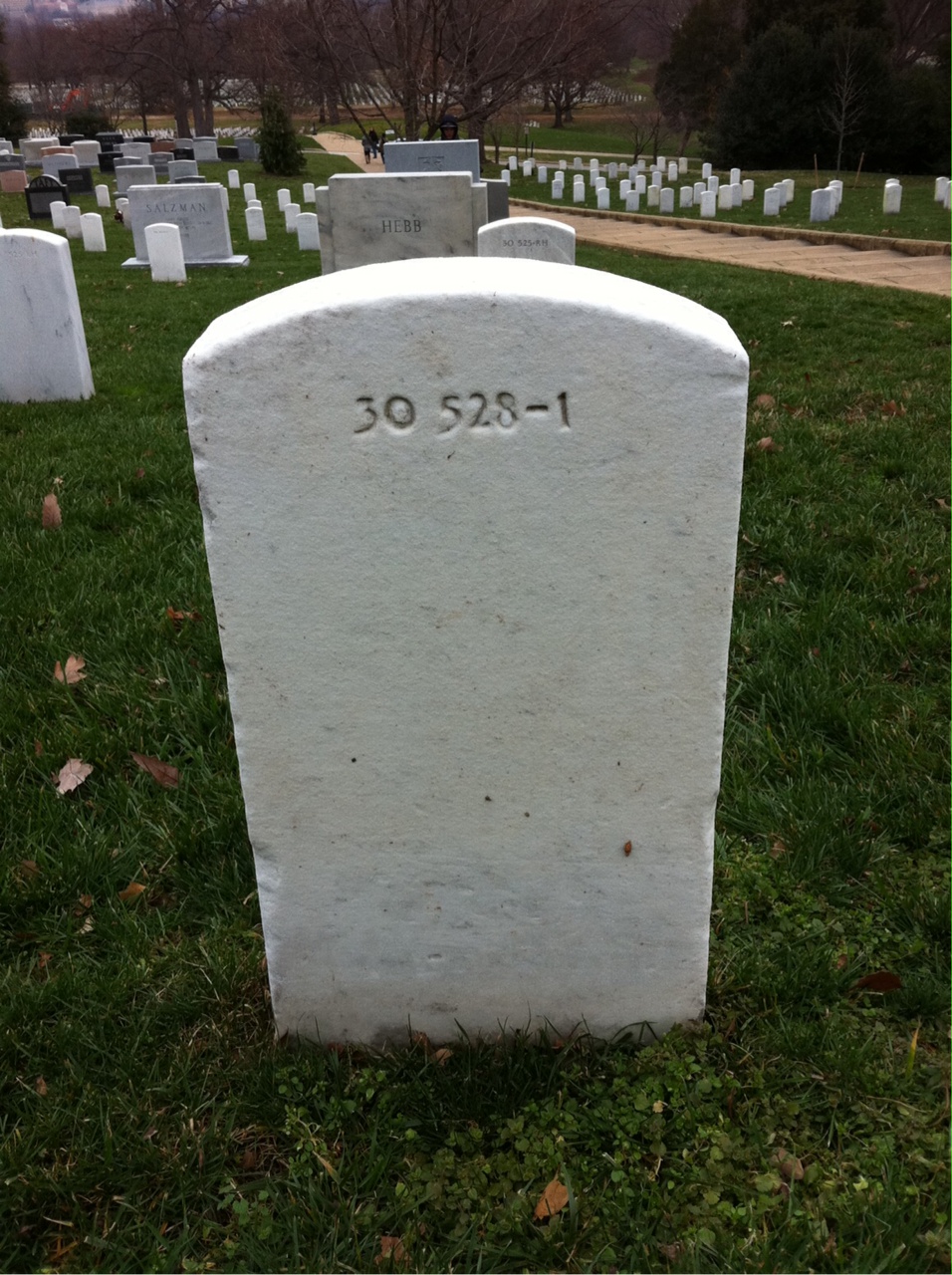 Back of headstone — Francis Crist