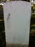 William Bancroft — Headstone Back
