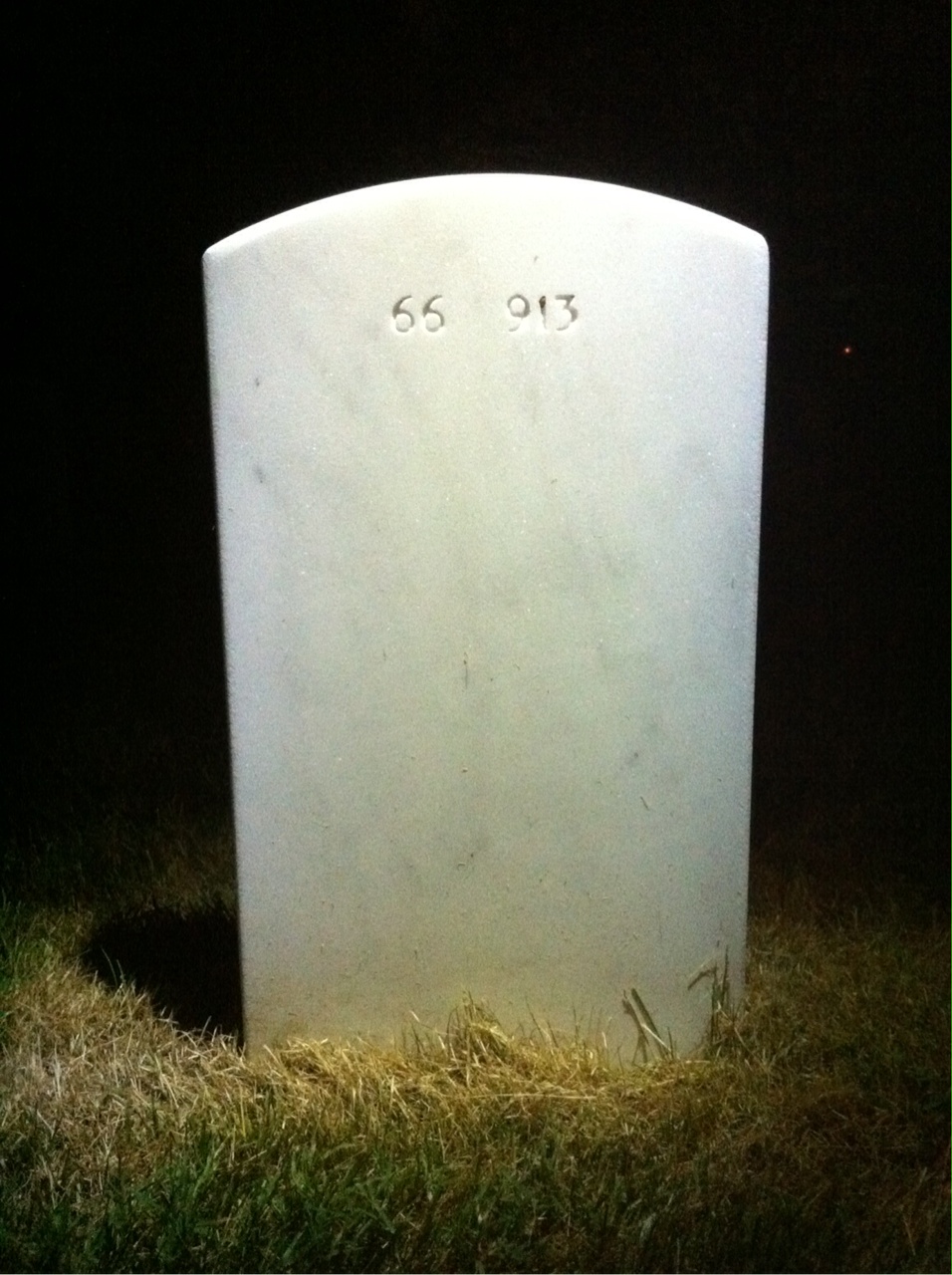 Back of headstone — William Beaven