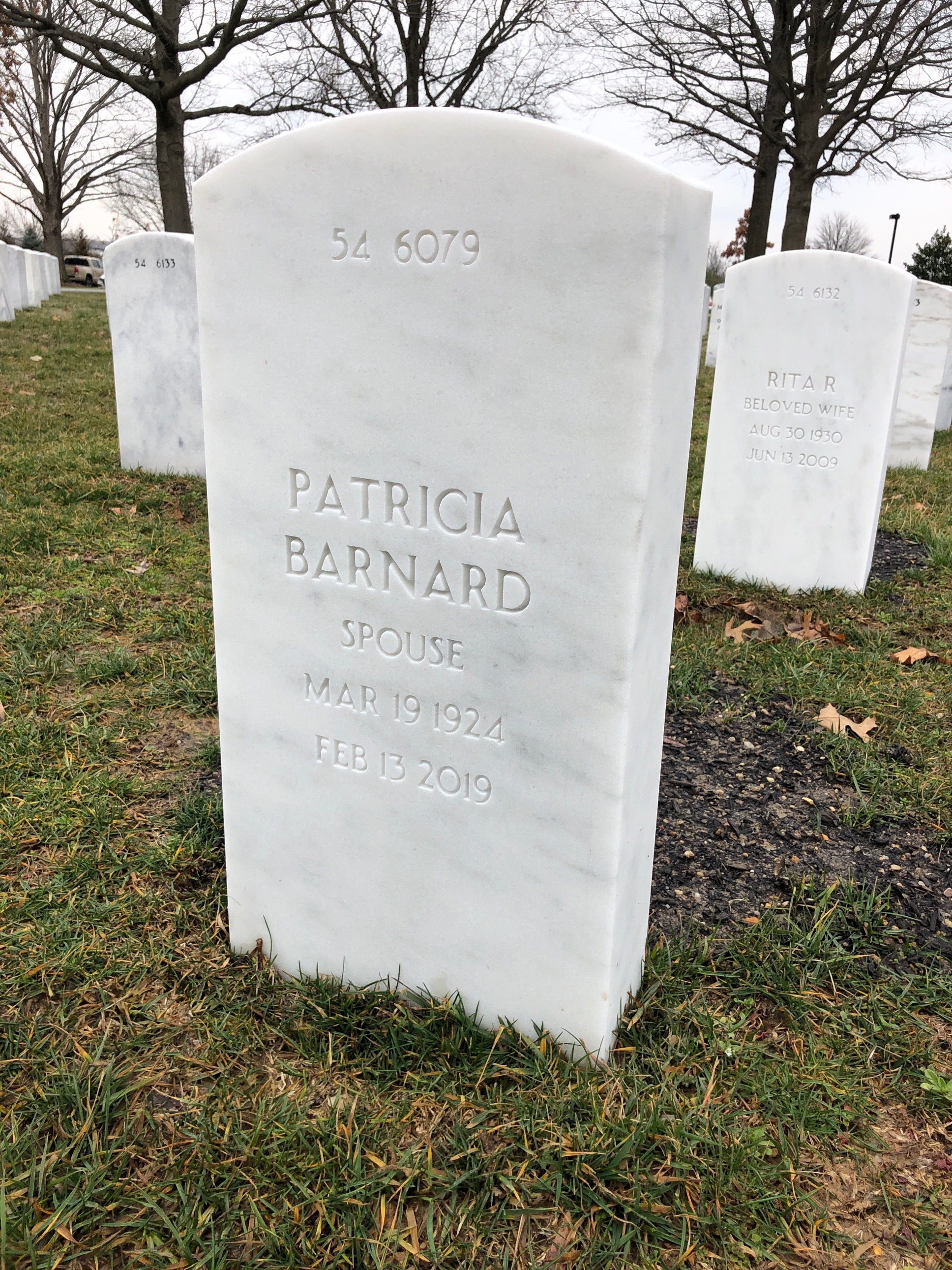 Back of headstone — George Wilson