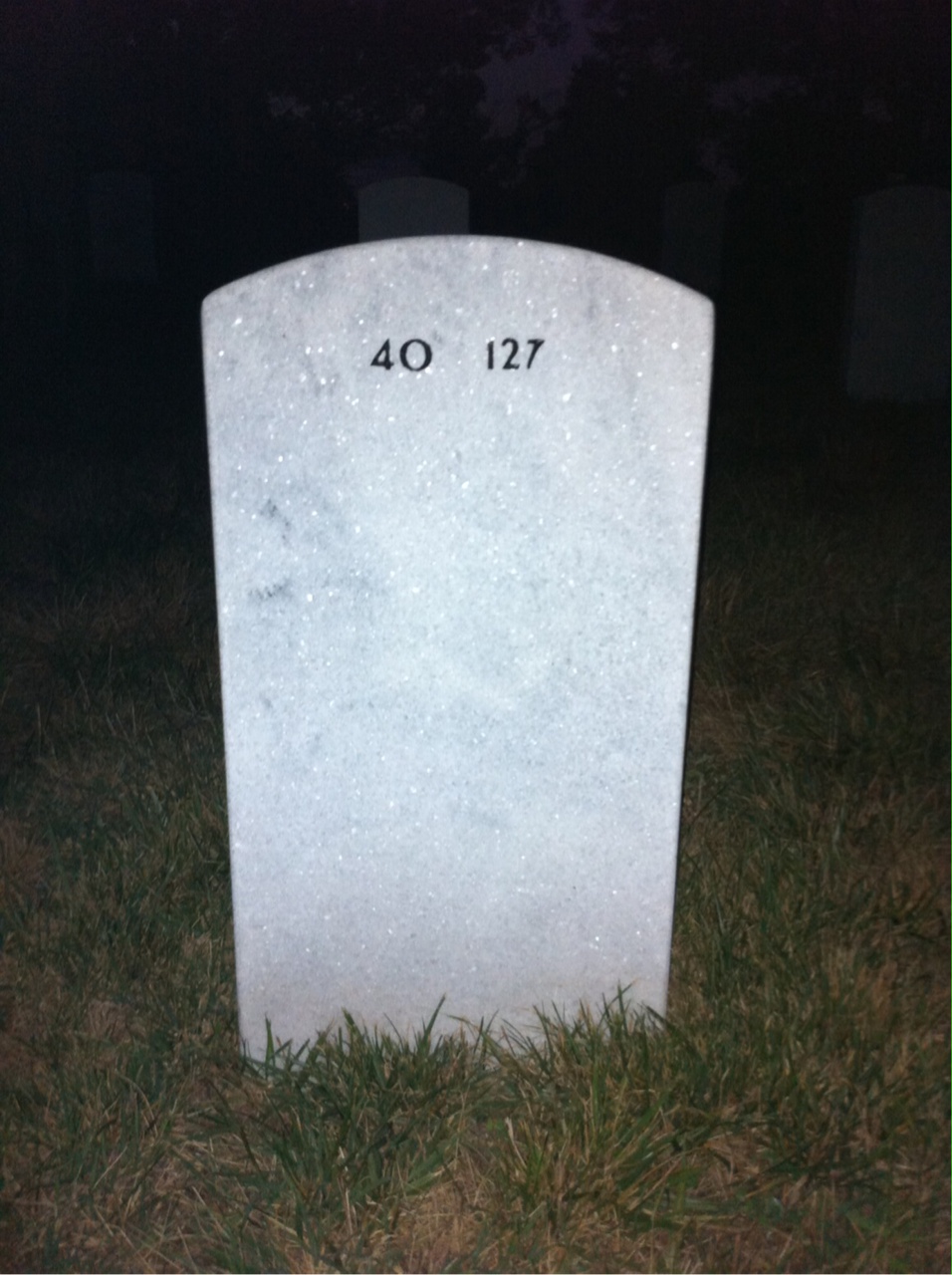Back of headstone — Clinton Jaycox