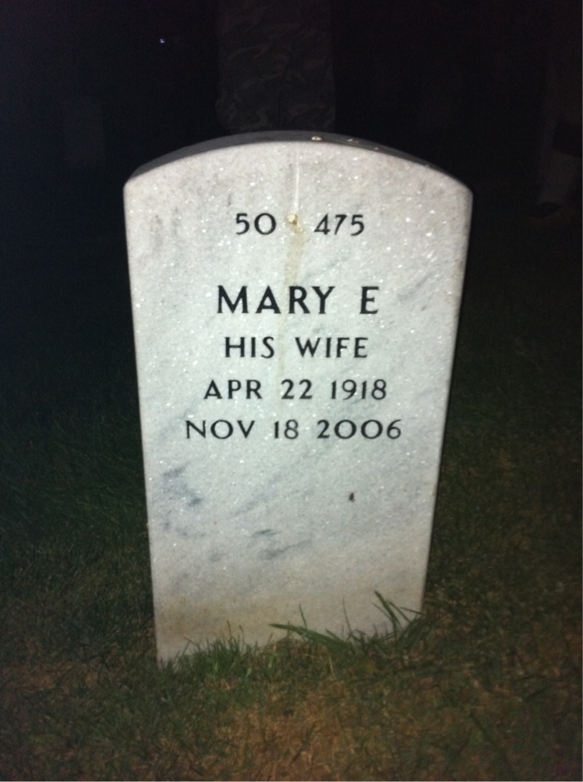 Back of headstone — Anderson Coburn