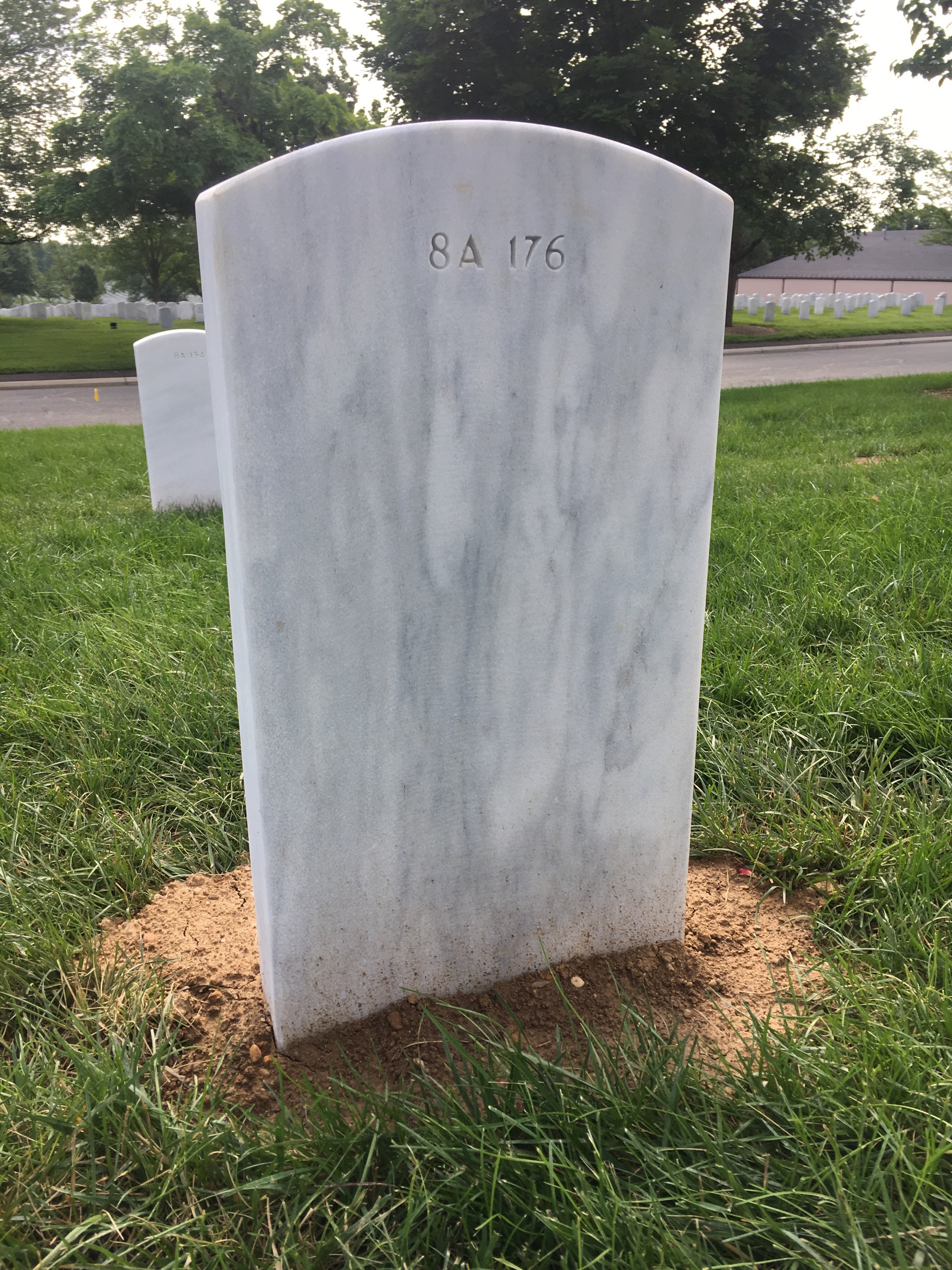 Back of headstone — Anthony Mulinare