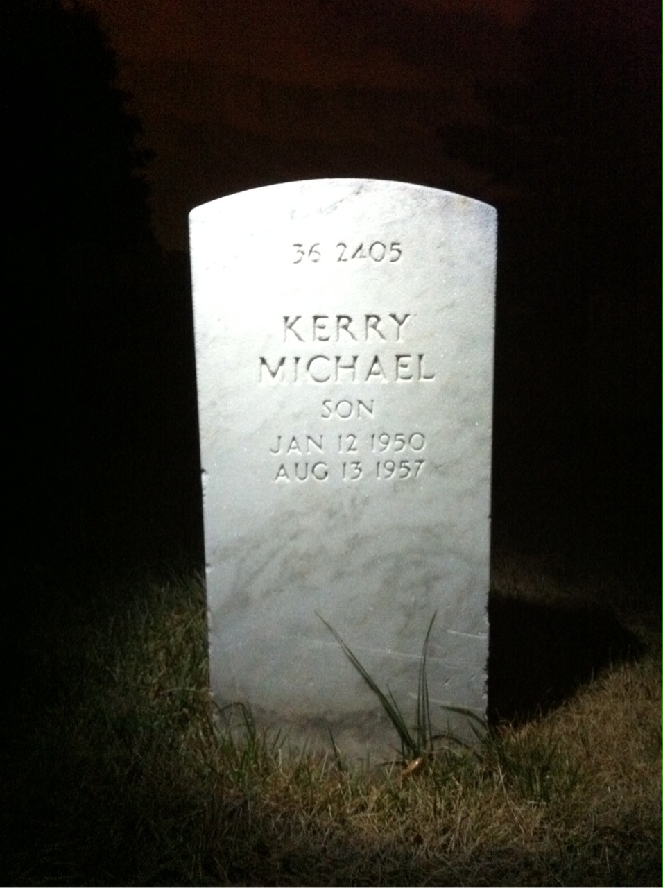 Back of headstone — William Trogoning Mcconnell